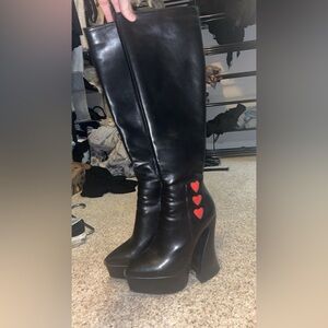 Lamoda heart boots